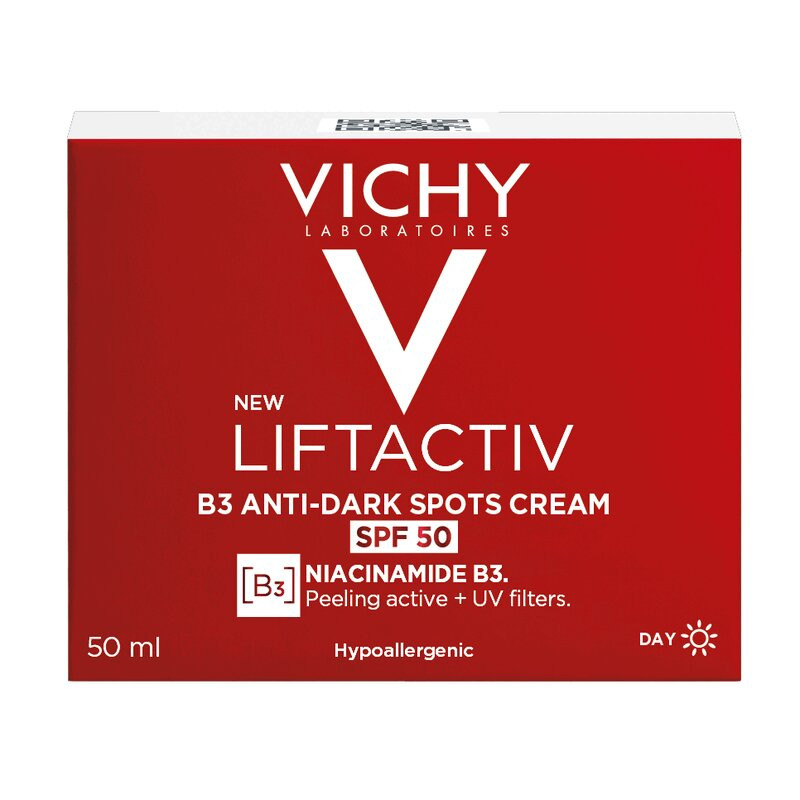 Vichy Liftactiv Крем дневной с витамином B3 против пигментации и морщин SPF 50 50 мл