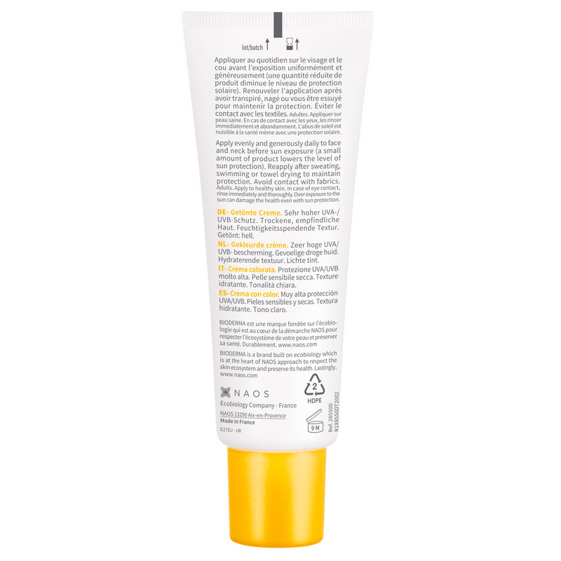 Bioderma Photoderm Крем тональный солнцезащитный SPF 50+ для чувствительной кожи Светлый оттенок 40 мл