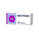Анастрозол 1 мг таблетки 30 шт