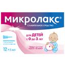 Микролакс Для детей раствор ректальный микроклизма 5 мл 12 шт