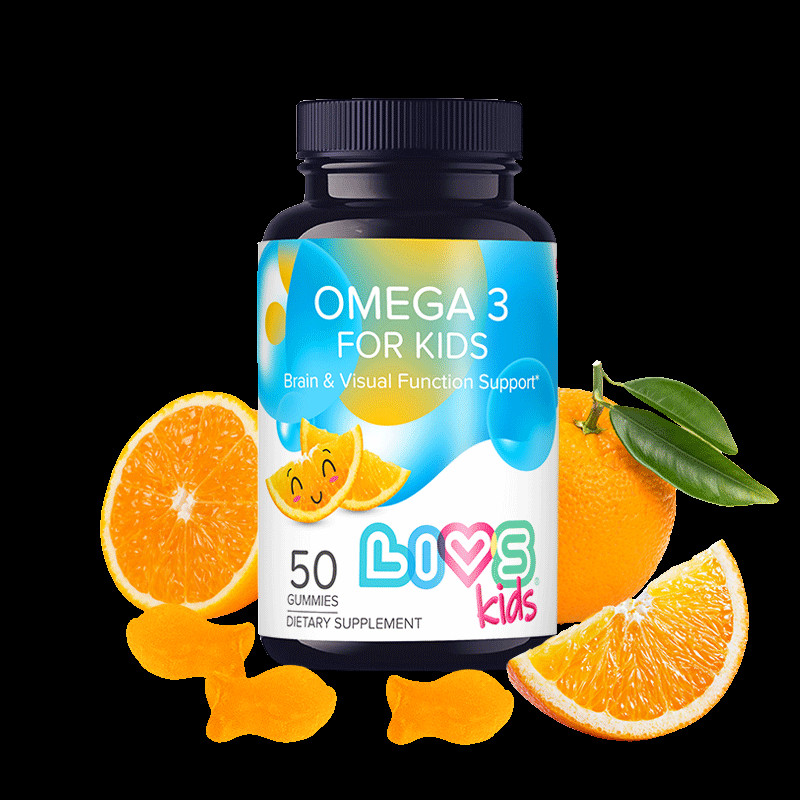 Livs Омега-3 для детей пастилки жевательные Апельсин 50 шт