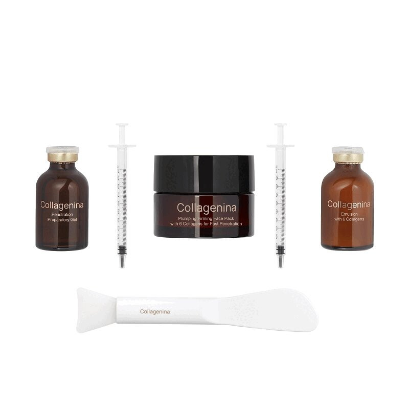 Collagenina Face Pack Grade 3 Гель 30 мл + Маска 50 мл + Эмульсия 30 мл
