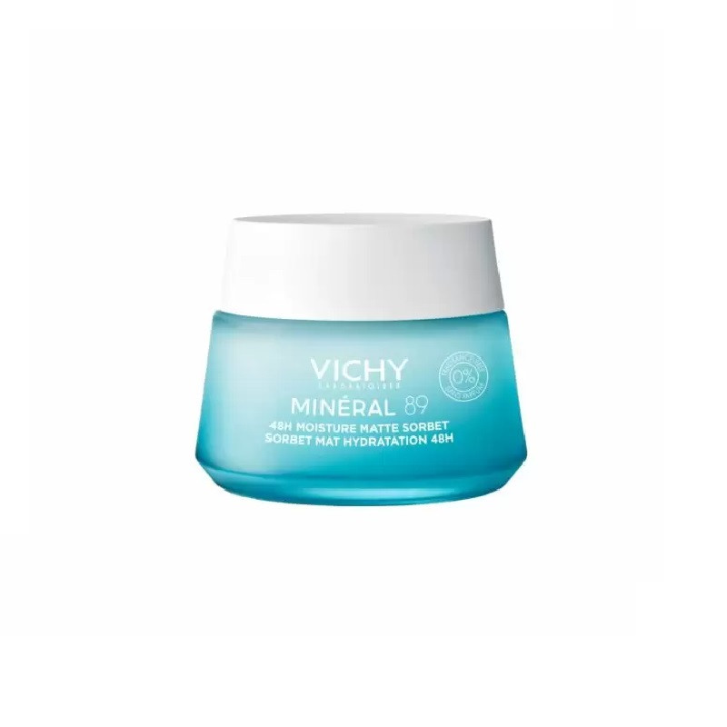 Vichy Mineral 89 Гель-сорбет для лица матирующий с увлажнением 48 ч 50 мл