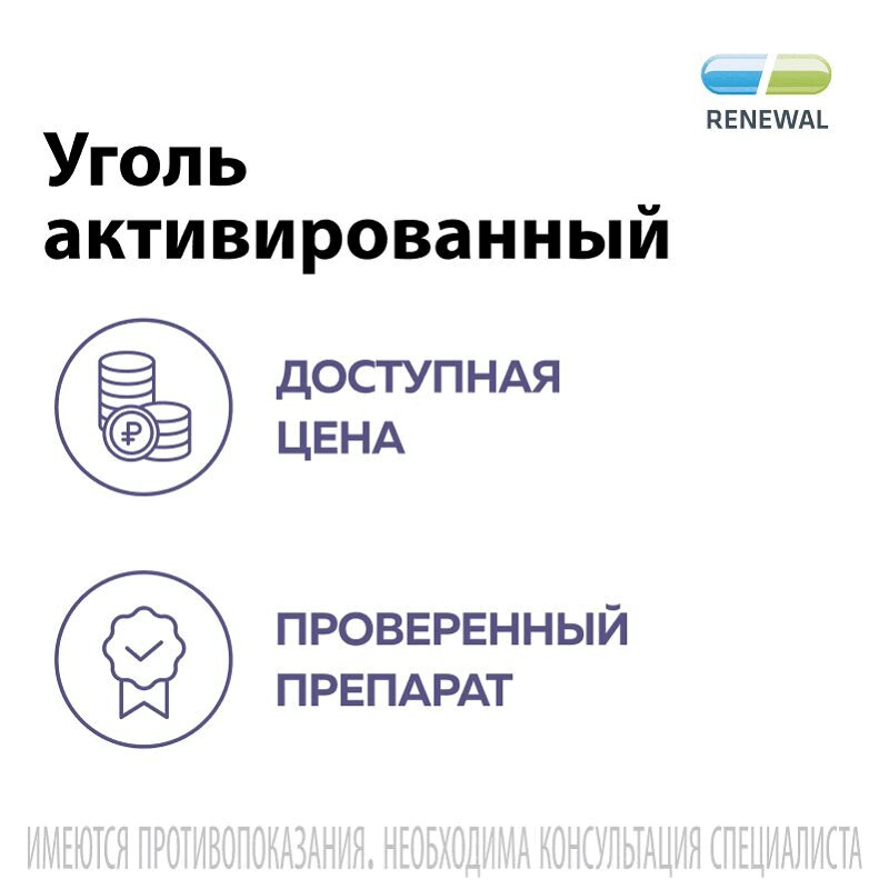 Уголь активированный 250 мг таблетки 50 шт