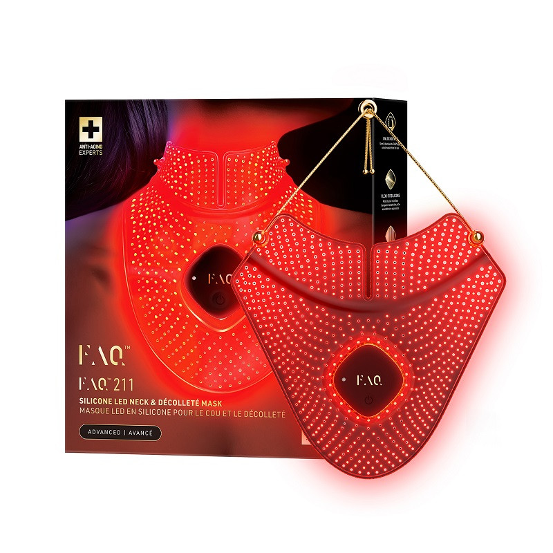 Foreo FAQ 211 LED-Маска для шеи и декольте ультралегкая с 7 типами света