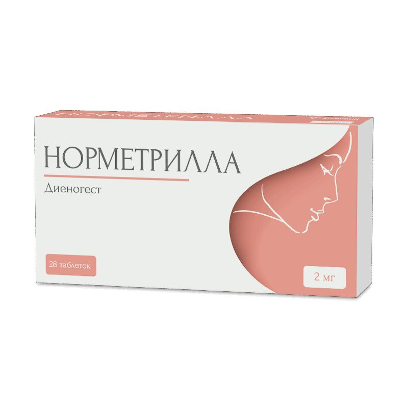 Норметрилла 2 мг таблетки 28 шт