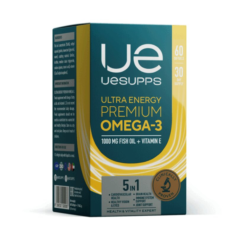 Uesupps Премиум Омега-3 капсулы 60 шт