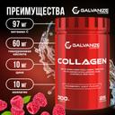 Galvanize Коллаген порошок Малиновый сок 300 г