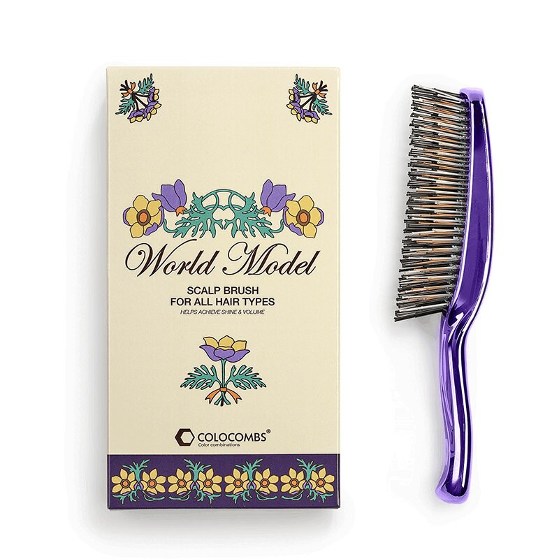 Colocombs World Model Расческа для волос Фиолетовая