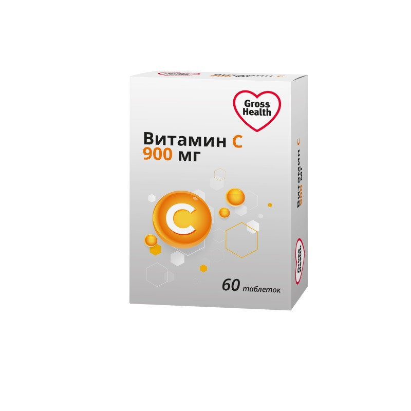 Gross Health Витамин С 900 мг таблетки 60 шт