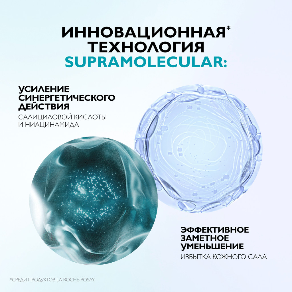 La Roche-Posay Effaclar Супрамолекулар Крем для сужения пор и матирования кожи 40 мл