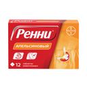 Ренни 680 мг+80 мг таблетки жевательные Апельсин 12 шт