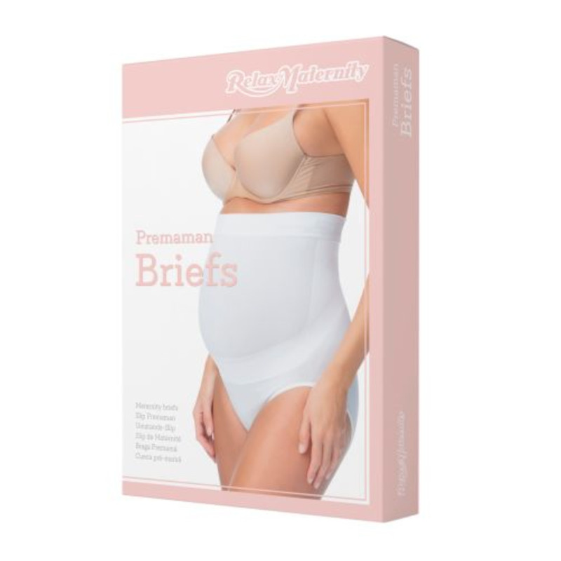 RelaxMaternity Бандаж дородовый с хлопком размер XL Белый