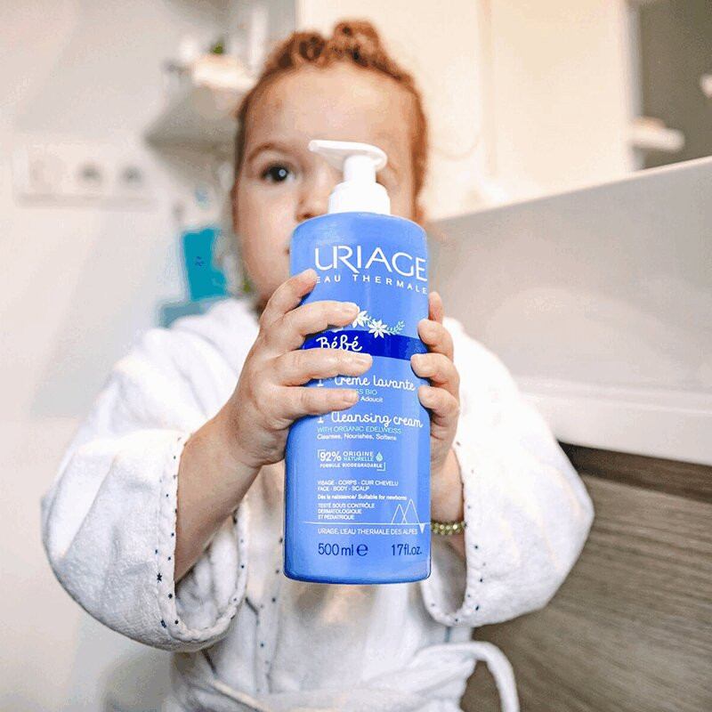 Uriage Bebe Первый крем очищающий пенящийся для детей и новорожденных 500 мл