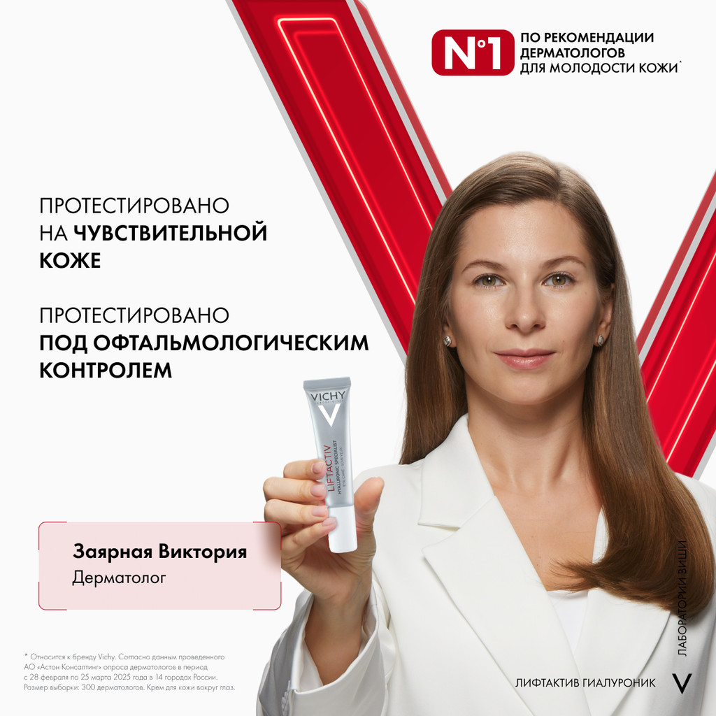 Vichy Liftactiv Supreme Уход за кожей вокруг глаз против морщин и для упругости 15 мл