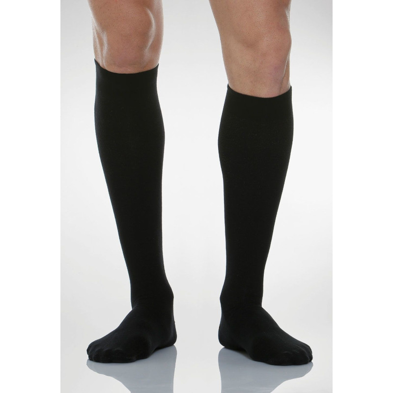 Relaxsan Гольфы компрессионные с хлопком мужские Cotton Socks 1 класс компресии 140 den размер 3 Черные