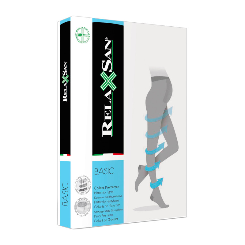Relaxsan Maternity Колготки компрессионные для беременных 1 класс компрессии 140 den размер 2 Черные