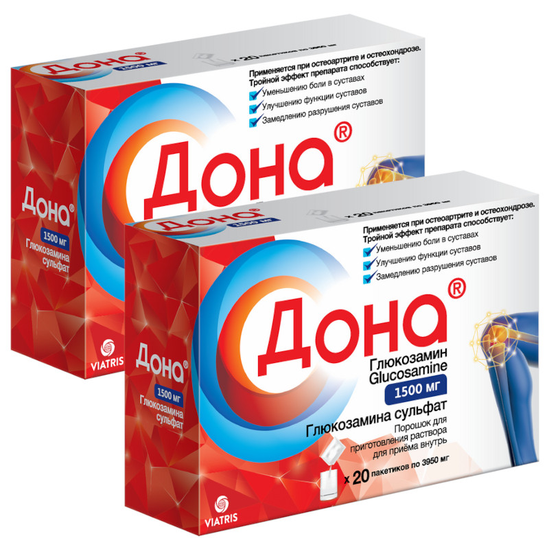 Набор 2X Дона 1500 мг порошок для приготовления раствора 20 шт