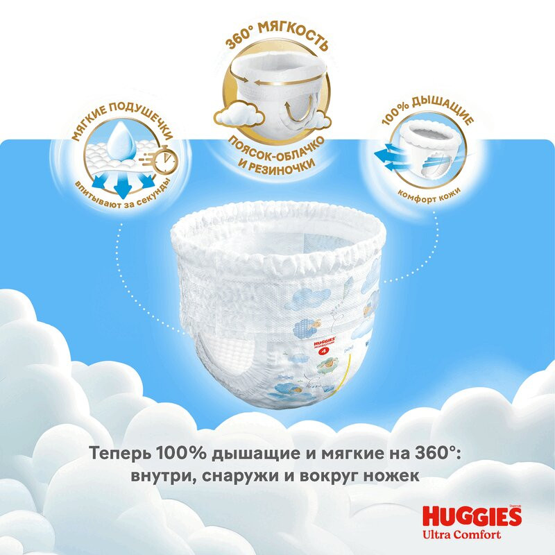 Huggies Pants 5 Подгузники-трусики для мальчиков 13-17 кг 15 шт