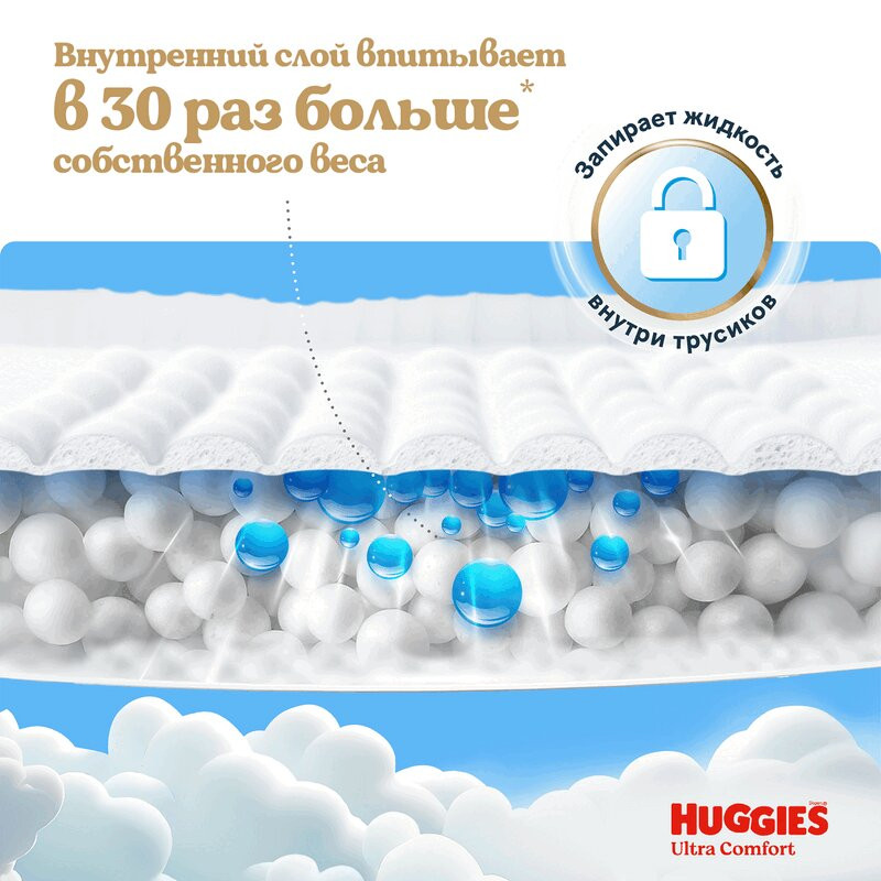 Huggies Pants 5 Подгузники-трусики для мальчиков 13-17 кг 15 шт