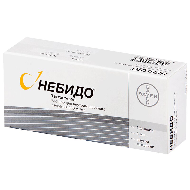 Купить Небидо раствор 250 мг/ мл фл.4 мл 1 шт 105905 Байер АГ в аптеках .